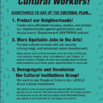 Cultural Plan Flyer // Dec 6 Workshop at Bric